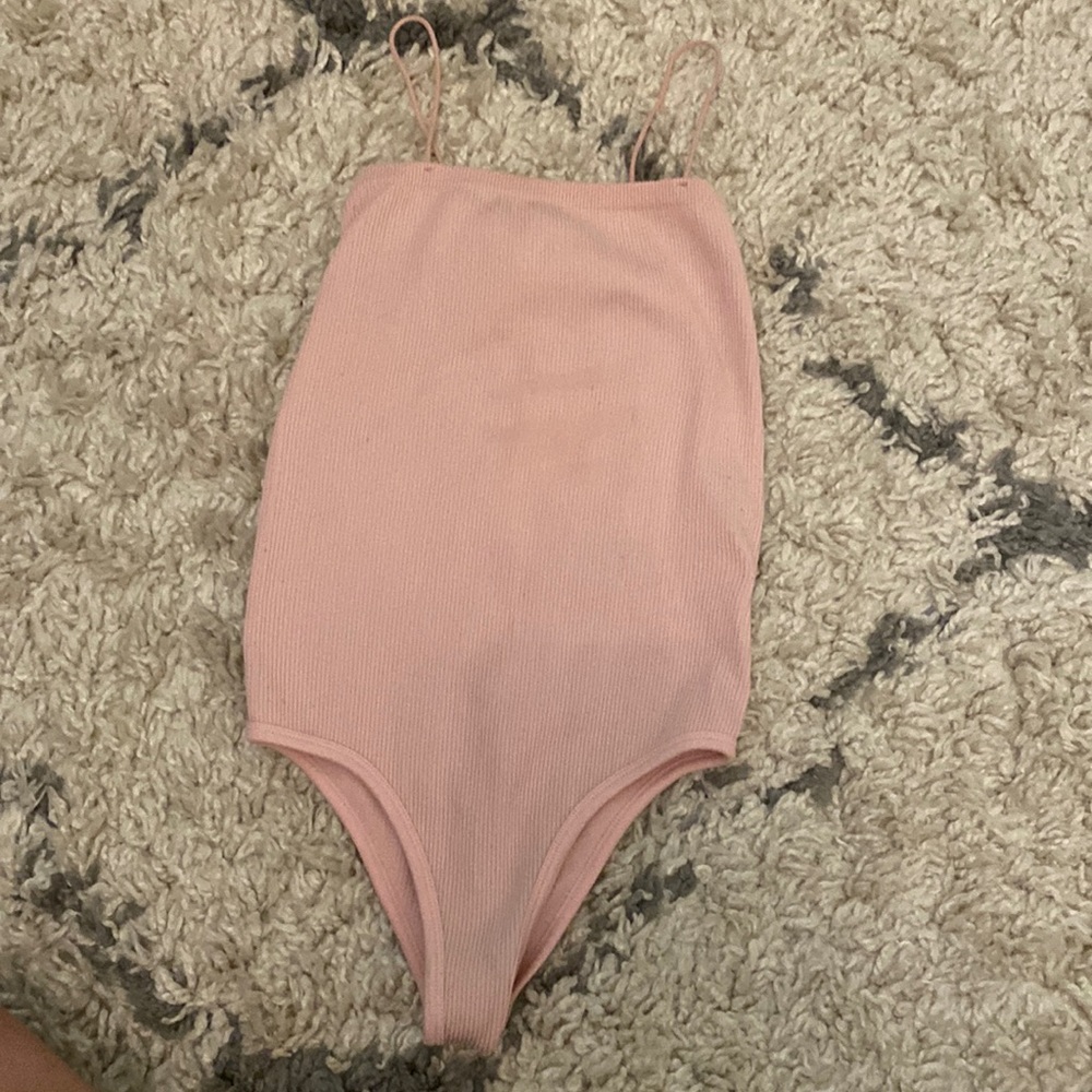 Pink bodysuit
